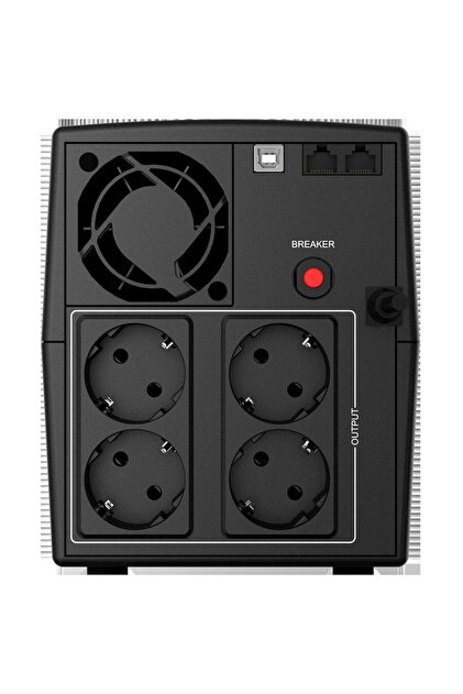 UPS Keen USB 2000, 2000 VA / 1200 W, Management, HID USB port, Auto-restart, AVR, 4 prize Schuko cu protectie