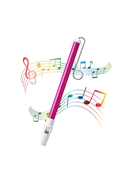 Purple 1PC Musical Instrument Slide Whistle Toy Blowing Flute Children Classic Musical Toys for Kids