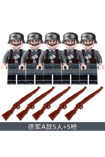 German A Building blocks figures dolls toys mini figures dolls childrens toys birthday gifts cartoon
