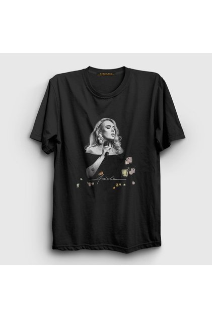 Unisex Black Concert Poster Music Adele T-Shirt 474173Tt