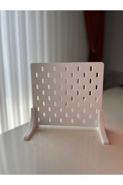 1 Piece White Pegboard Desktop Stand – Pegboard Desk Organizer Stand Legs