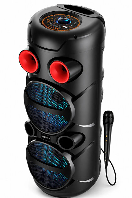 べべ Blackbird Game Center Hepu HP-987 Işıklı Parti Hoparlörü - TWS