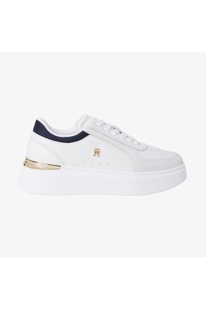 Th Satin Platform Sn Kadın Sneaker Bej