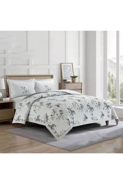 Cotton Tufted Pressed Nefirn Quilted Bedspread 240*260cm 4 Pieces