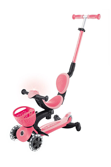 Go Up Baby 360 Scooter (ışıklı) Koyu Pastel Pembe