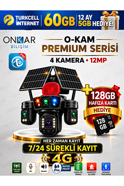 Onkar Bilişim OKAM PRO 1 YIL TURKCELL VE 128 GB HAFIZA KARTLI