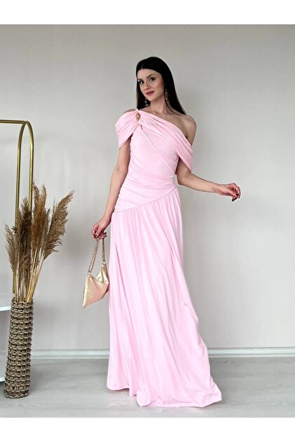 pink madonna dress Madonna High Slit Gown Designer Formal Evening Dress by Nadia's Made to Order / Custom color / 16