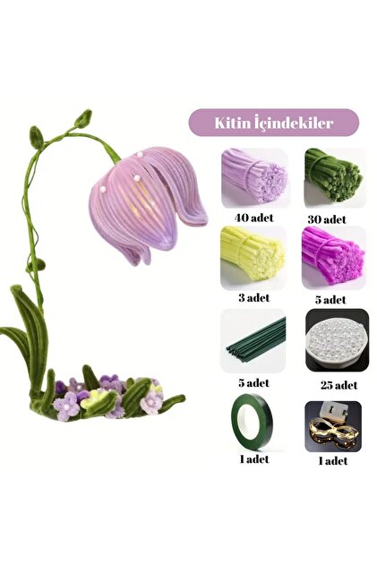 Şönil lamba kiti (Lila)