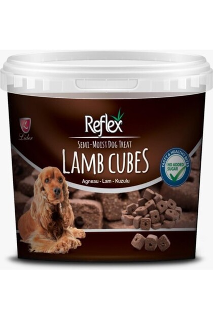 Reflex Semi Moist Dogr Treat Lamb Cubes - Kuzulu Küp Ödül 500 gr