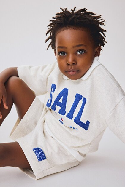 H&M 2 Parçalı Motif Detaylı Sweatshirt Set - Fiyatı, Yorumları