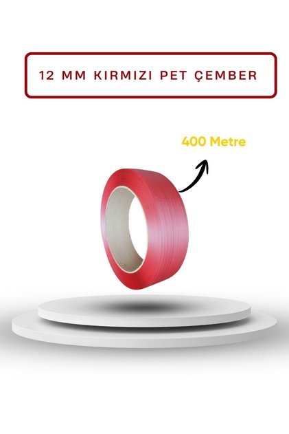 12 mm Kırmızı Polyester Çember ( Şerit )