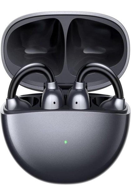 AASHZ ClipBuds, Open-ear Wireless Headphones with 4 Mic Clear Call Earbuds Clip on Earphones Bluetooth 6.0, App&Touch Control, IPX5 for Running Fitness, 30H Playtime, iOS&Android, Fit for S26 Ultra