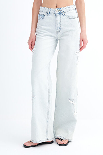 Addax Yıldız Detaylı Jean Pantolon PN1088 - Fiyatı, Yorumları