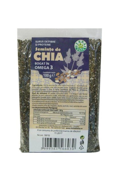 Seminte Chia Herbavit, 100 g