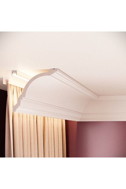 Profil de mascare rigid din polimer pentru galerie, Manavi, C 18-11 x 12.4 x 200 cm