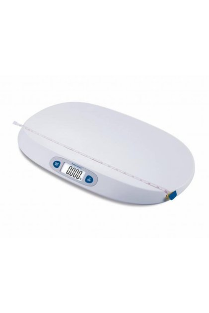 ®   Cântar pentru bebeluși, maxim 25 kg, Funcție de menținere, LCD, Oprire automată, Indicator de supraîncărcare