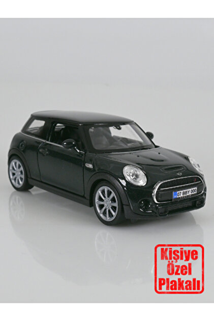 bebeym Mini Cooper S Metal Oyuncak Araba - Kişiye Özel Plakalı