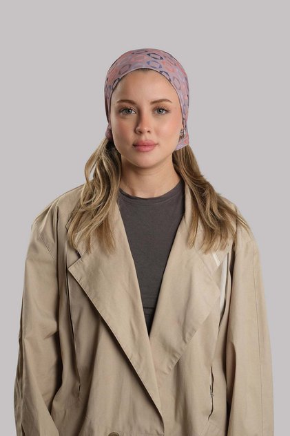 Mink Practical Ready-To-Wear Buff Bandana Sandy Geometric Patterned Tube Cap 2416_10