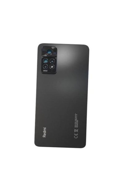 Xia omi Uyumlu Redmi Note 12 Pro 4G Siyah Kamera Camlı Arka Pil Kapağı Batarya Kapağı Arka Kapak