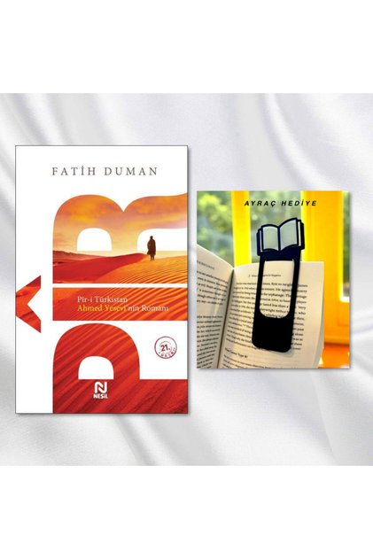 PİR & PİR-İ TÜRKİSTAN AHMET YESEVİ ROMANI / Book Figured Bookmark Gift