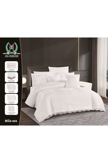 Luxury Lace Bedspread Summer Royal Lace Microfiber Soft Cool Bedspread-8Pcs-240*260