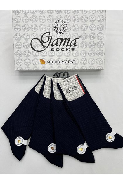 4 Pieces of Micro Modal Patterned Thin Summer Men's Socks