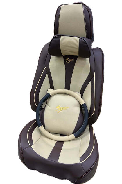 Luxury Seat leather Cushion 17 Pieces with free steering wheel cover