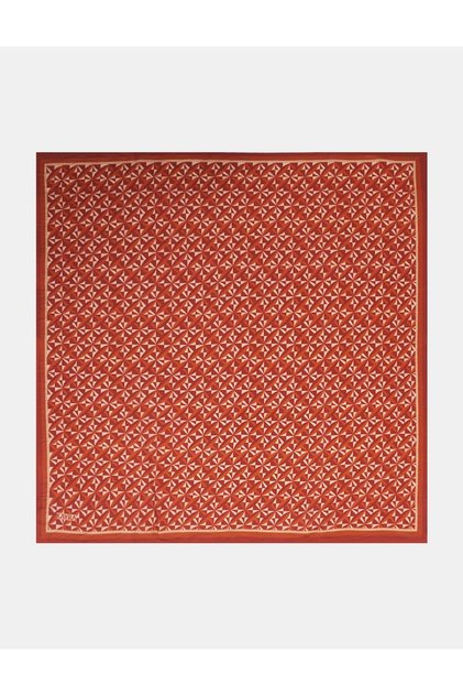 100% Lyocell Monogram Pattern Scarf Tile