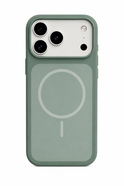 Iphone 17 Pro Uyumlu MagSafe Çift Renkli Sıvı Silikon Kılıf Kamera Korumalı Darbe Emici Telefon Kılıfı