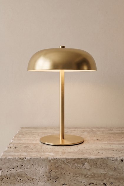LUMEA Gold Şarjlı Dokunmatik LED Masa Lambası - Kablosuz Dekoratif Abajur