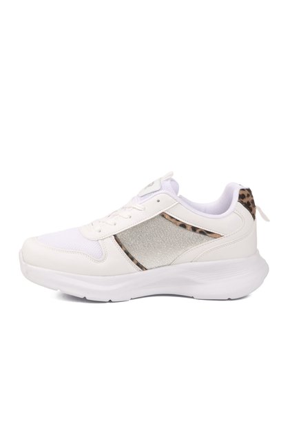 White-Leopard Women's Sneakers 1017 Z