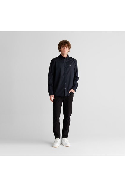 Men's Black Slim Fit Trousers
