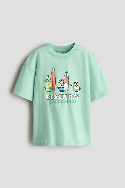 Printed oversized T-shirt