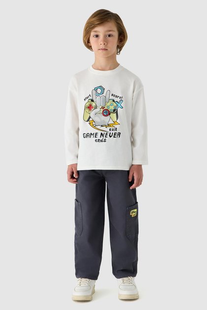 Boy's White Tshirt