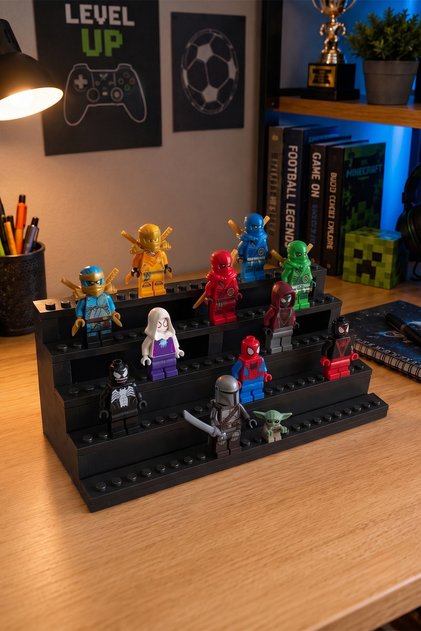 Lego ve Minifigür Uyumlu Karakter Sergileme Standı
