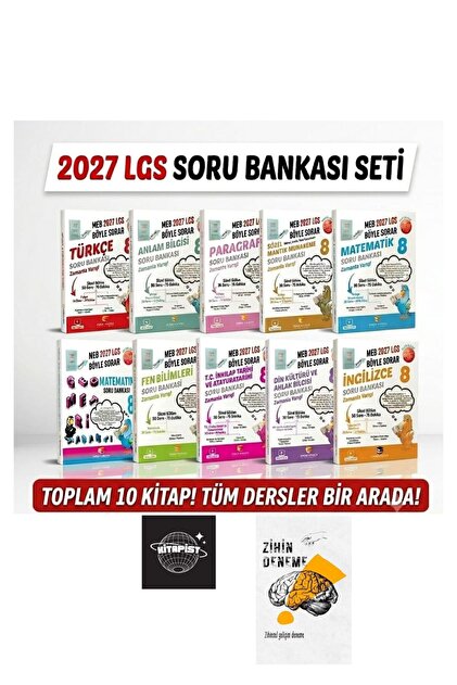 SİNAN KUZUCU YAYINLARI SİNAN KUZUCU 8.SINIF 2027 LGS SORU BANKASI