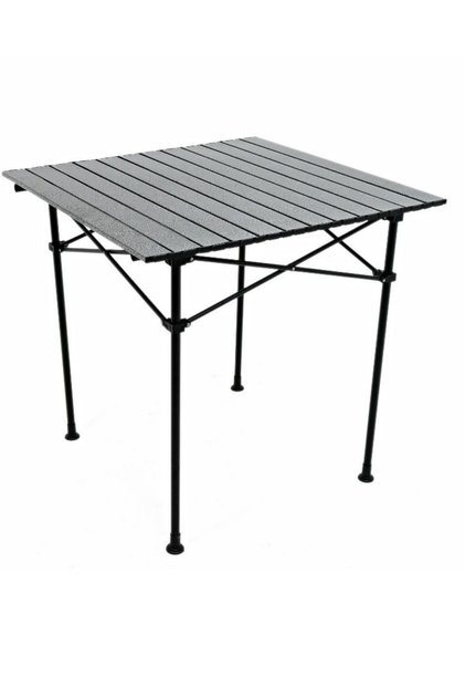 Katlanır Portatif Metal Kamp & Piknik Masası | 4 Kişilik | Dayanıklı ve Taşınabilir | Metal | 70x66x70Cm