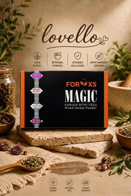FORX5 Magic Milk Kahve Orijinal Hologramlı İştah Açmayı Destekleyen Karışık Bitki Tozu 30 Şase