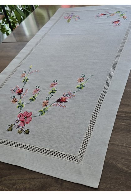 Kaneviçe ve kolber detaylı runner