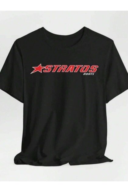 Versatile And Universally Flattering, Exuding An Exquisite Atmosphere. New!Stratos Boats Logo Unisex T-Shirt Classic Style S-5XL Looks Great When Worn! !