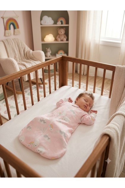 Kollu 21-24 Degree Room Temperature 100% Organic Cotton Footless Sleeve Flannel Sleeping Bag