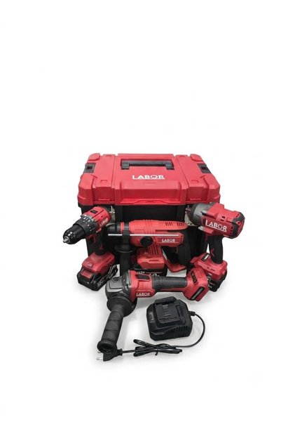 LABOR PLUS ŞARJLI 4 LÜ SET 6013C-ZC22-LBR1000-AT102