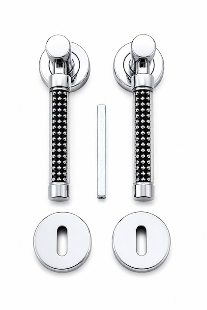 302t Chrome Stone Room Stainless Door Handle