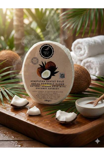 Hindiztancevi̇zi̇ Natural Sponge Soap with Extract