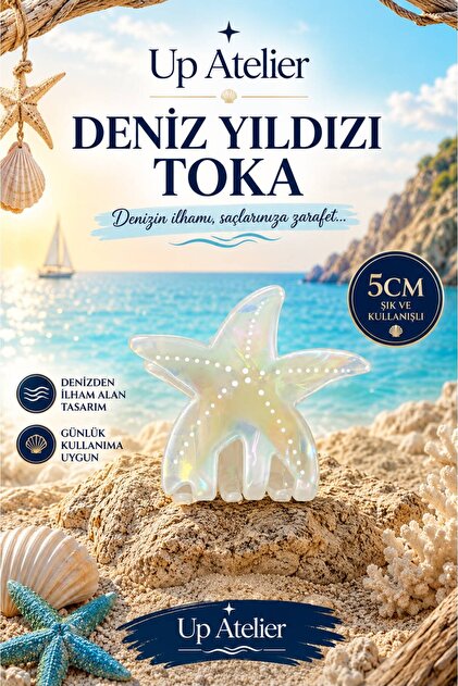 Beach Fashion Starfish Buckle 5cm