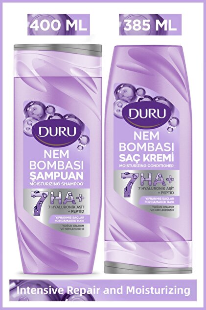 Moisture Bomb Intensive Repair and Moisturizing Shampoo for Damaged Hair 400 ml & Conditioner 385 ml
