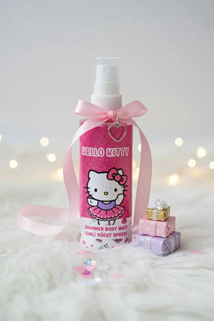 Mirable Ultra Fine Mist × Hello Kitty Genel Markalar Hello Kitty Lisanslı Işıltılı Vücut Spreyi