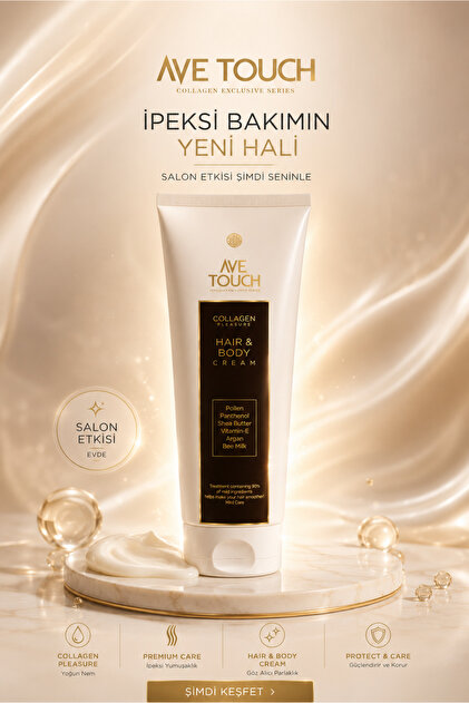 AVE TOUCH Hair & Body Kuru Ve Yıpranmış Saçlar Için Onarıcı