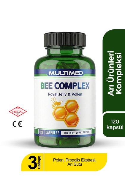 Bee Complex – Arı Sütü & Polen & Propolis ile Güçlü Bağışıklık Desteği – 120 Kapsül
