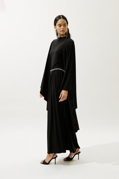 helsa black long sleeve dress Helsa The Heidi Dress in Black